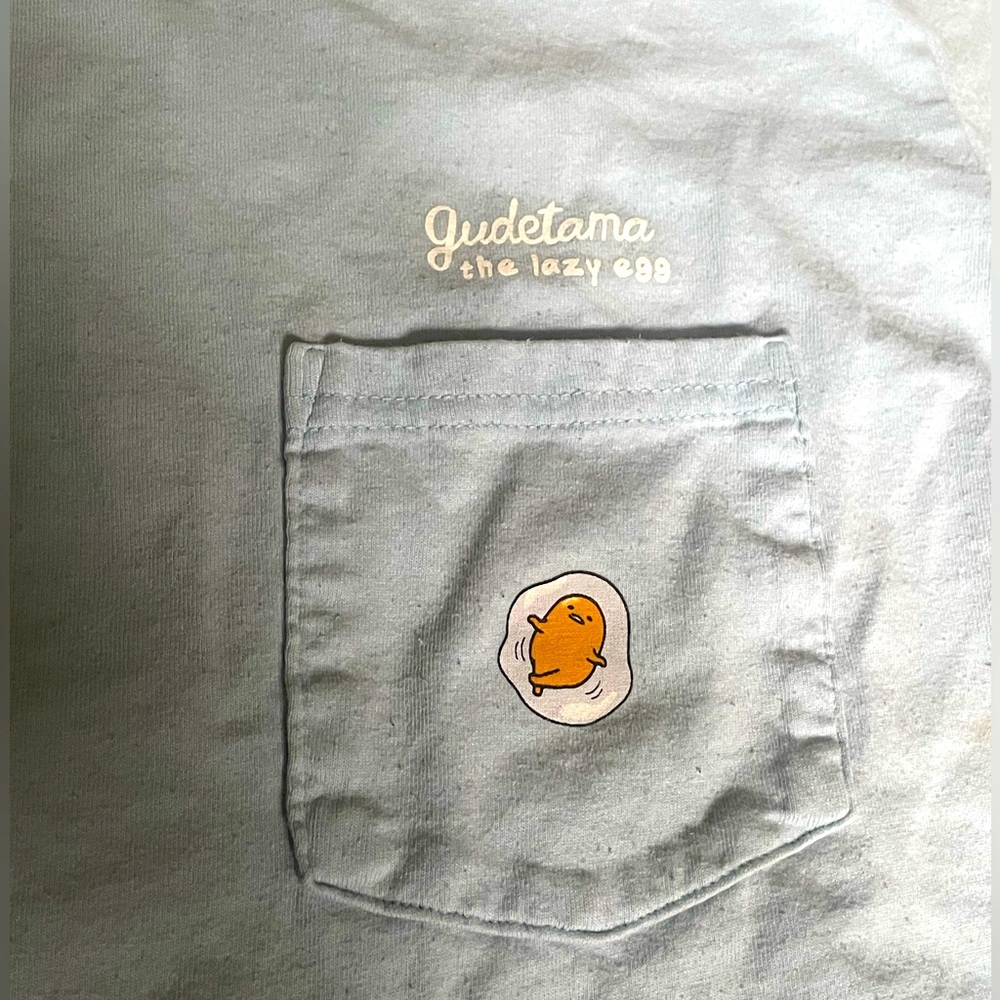 Uniqlo x Sanrio Collab Guadetama Pocket Tshirt